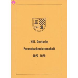 XIII. Deutsche Fernschachmeisterschaft 1972-75