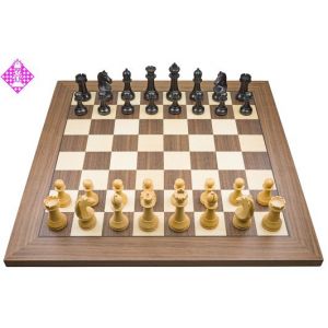 PC-Brett Bluetooth Nussbaum / Figuren FIDE