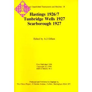 Hastings 1926/7, Tunbridge Wells 1927
