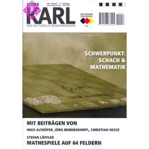 Karl - Die Kulturelle Schachzeitung 2016/2