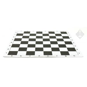 Schachplan, rollbar, schwarz/weiß