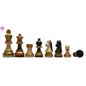 Schachfiguren Staunton, handbemalt