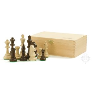 Schachfiguren Nr. 6, im Holzkasten