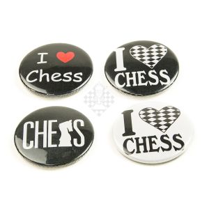 Button-Set "Chess" (4 Stück)