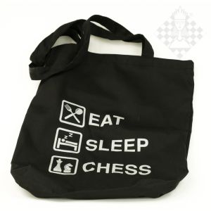 Tragetasche "Eat Sleep Chess"
