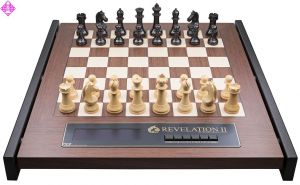 Revelation II mit Figuren FIDE, extra schwer