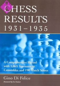 Chess Results 1931 - 1935