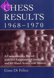 Chess Results, 1968- 1970