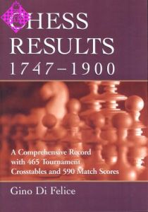 Chess Results, 1747 - 1900