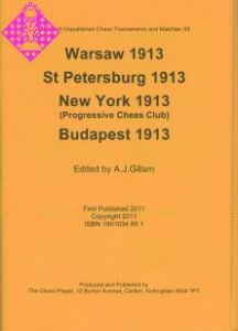 Warsaw 1913; St. Petersburg 1913;