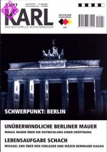 Karl - Die Kulturelle Schachzeitung 2017/2