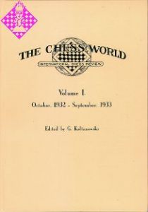 The Chess World Vol. I - 1932/33