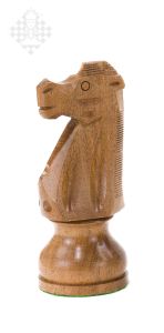 Schachfigur Springer, Akazie, 15,2 cm groß