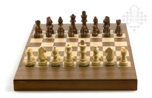 Schach-Backgammon-Dame-Set 28x20 cm