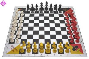 Quadro Schach und Dame