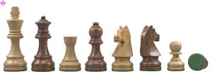 Schachfig. Classic Staunton KH ca. 86 mm /red.